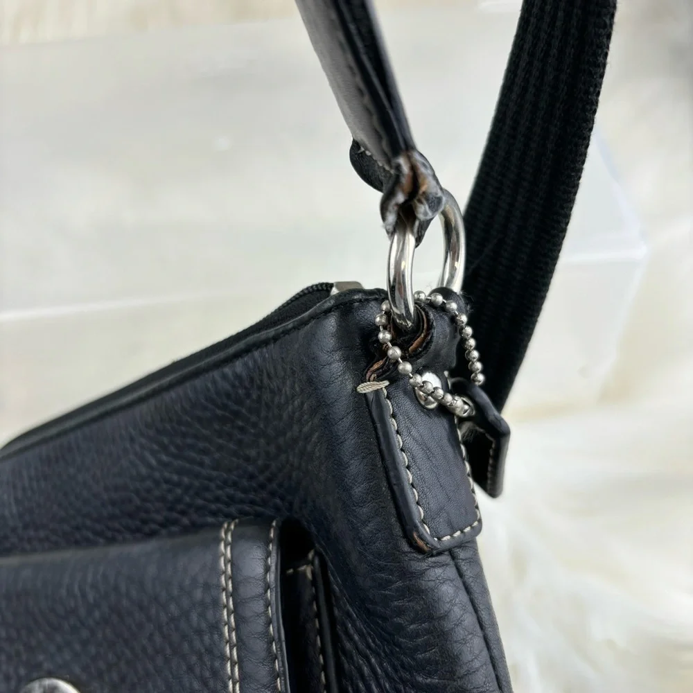 COPY - COACH PEBBLED LEATHER CROSSBODY BAG